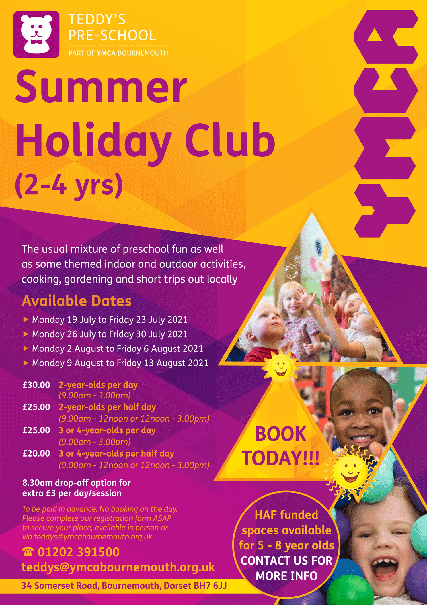 Holiday Clubs - YMCA Bournemouth